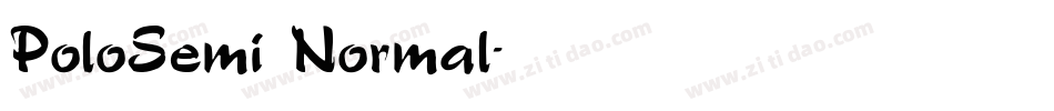 PoloSemi Normal字体转换
